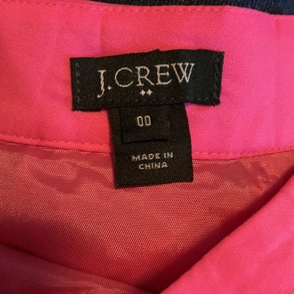 J. Crew Orange and pink Colorblock Skirt - Picture 3 of 4
